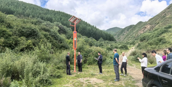 Xinglong Mountain Management and Protection Center Carry out forestry project acceptance work