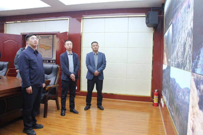 平凉市人民政府副市长古小冬督查指导太统崆峒山管护中心“春节”期间森林草原防火及安全生产工作