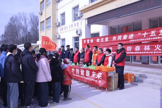 防火进校园，讲好第一课——太统崆峒山管护中心开展森林草原防火“进校园”集中宣传教育活动                   